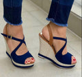 Toothy Waterproof Platform Wedge Sandals for Women