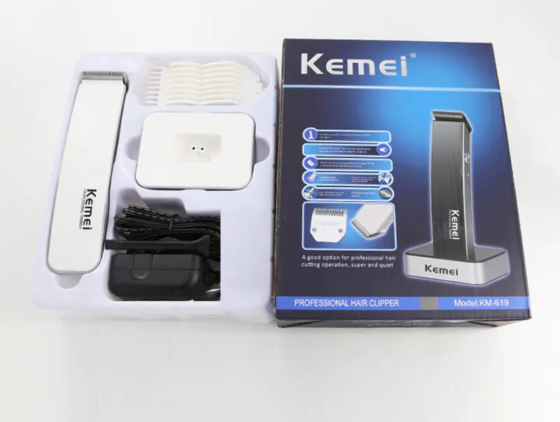 KEMEI KM-619 Rechargeable Electric Hair Clipper
