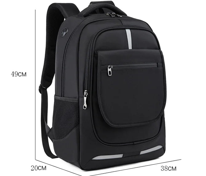 Men's Waterproof Oxford Backpack, Business Casual Laptop Bag