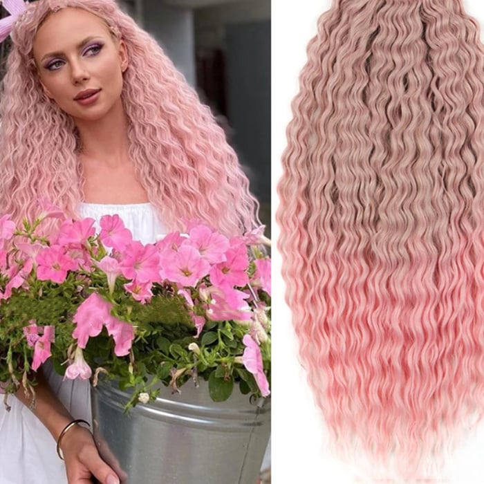 Chemical Fiber Water Ripple Crochet Curls Extensions