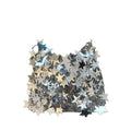 Metallic Five-Pointed Star Skirt Suit Outfit
