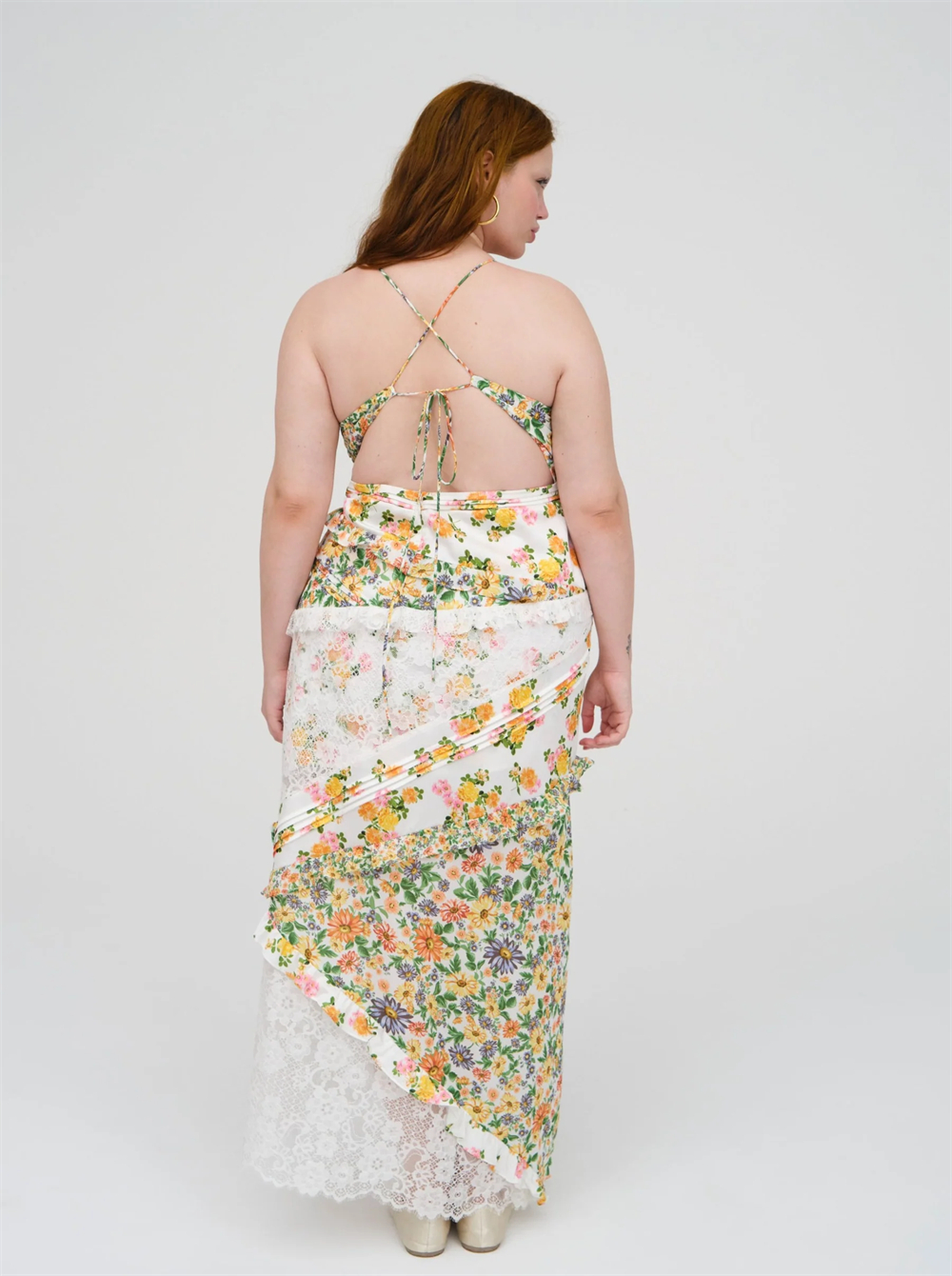 Printed Halter Maxi Dress for Women