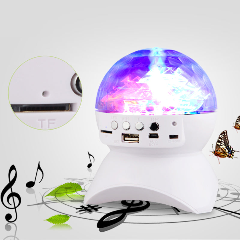 Colorful Mini LED Bluetooth Speaker with USB Connection