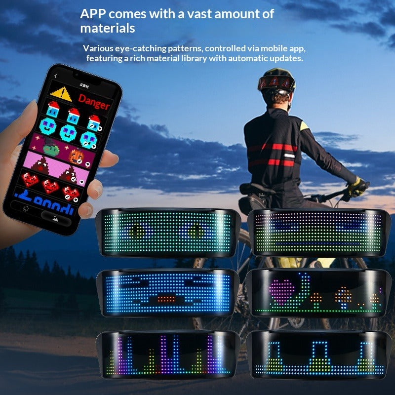 Motorcycle Light-up Helmet Screen