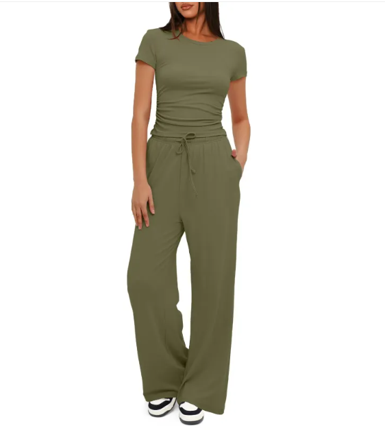 Summer Sportswear Two-Piece Set for Women