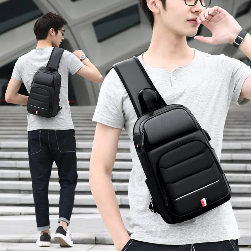 Trendy Men's Crossbody Bag - Large Capacity Shoulder Bag