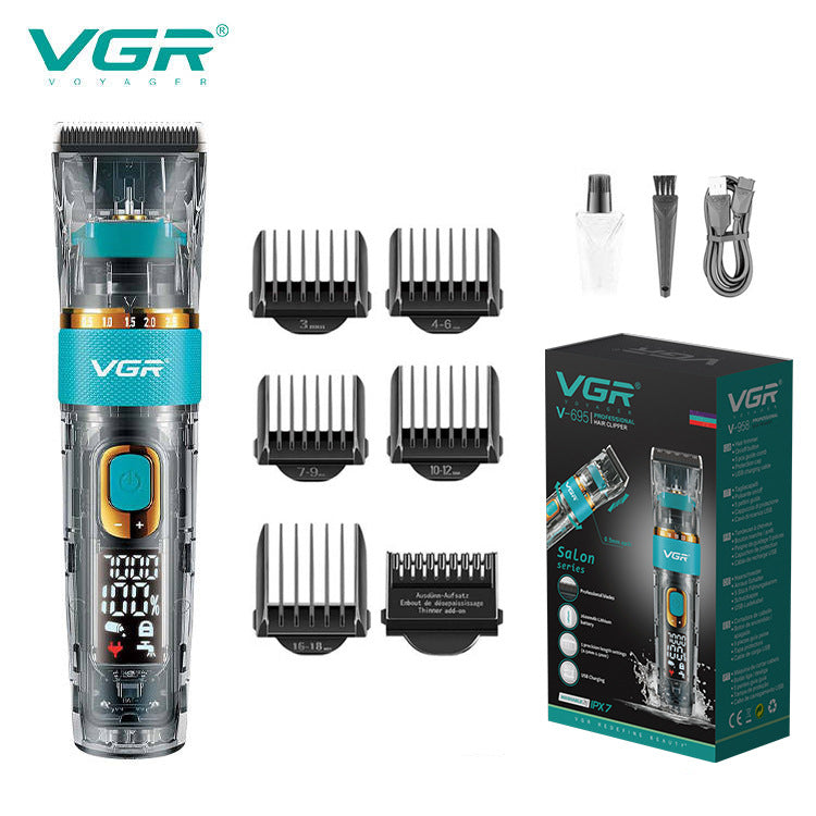 VGR695 Professional Hair Clipper with LCD Display