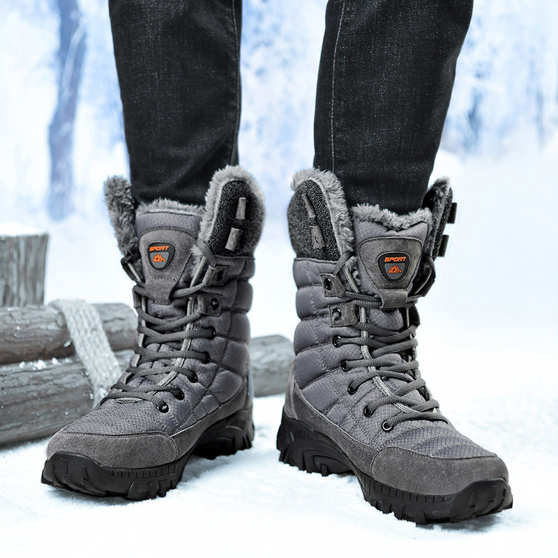 Northeast Plus Size Fleece Men's Snow Boots