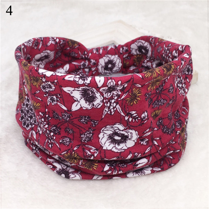 Double Wide Brim Beach Hair Band with National Style
