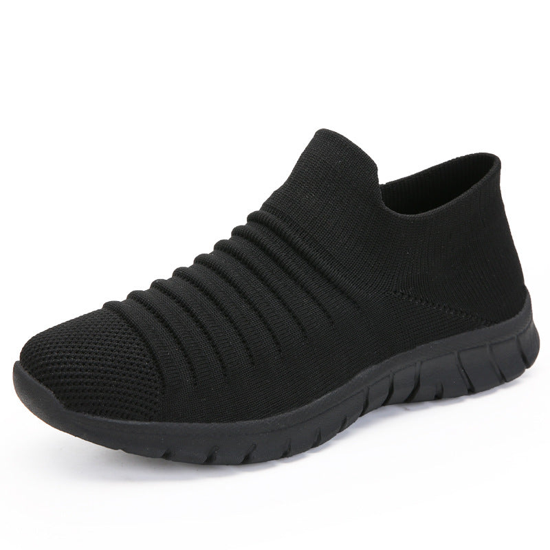 2020 Women's Casual Flyknit Ankle Sneakers for Walking