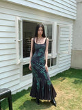 Retro Chinese Style Spicy Girl Suspender Dress
