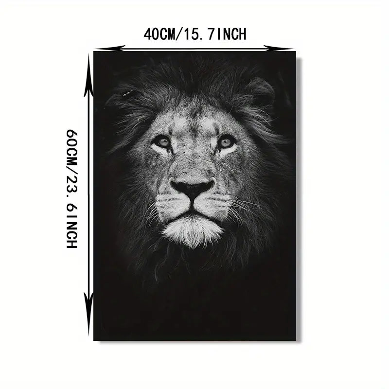 3pcs Animal Canvas Wall Art for Living Room Decor