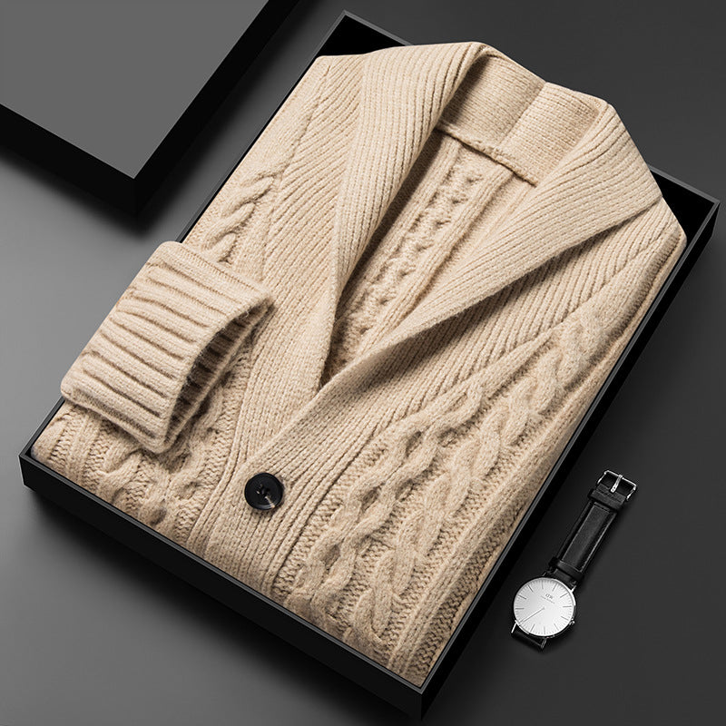 "2023 Autumn Casual Knit Cardigan for Men"
