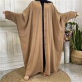 Lace Up Button Up Cardigan Robe in Pure Color