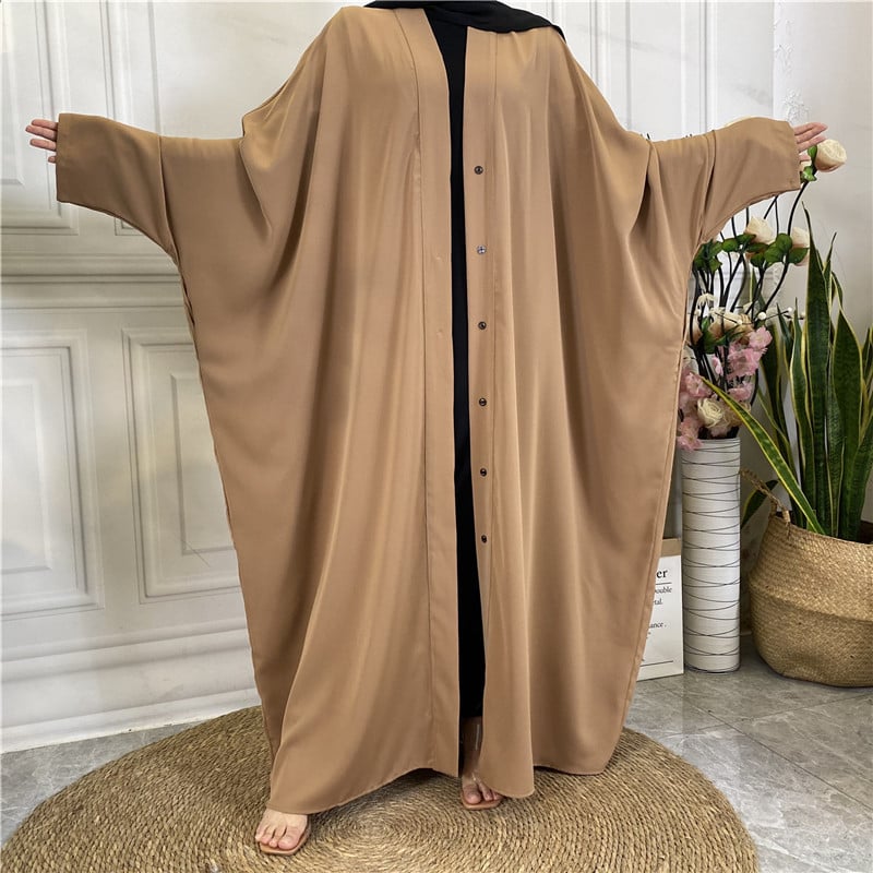 Lace Up Button Up Cardigan Robe in Pure Color