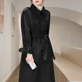 High-End Women's Cashmere Mid-Length Wool Coat