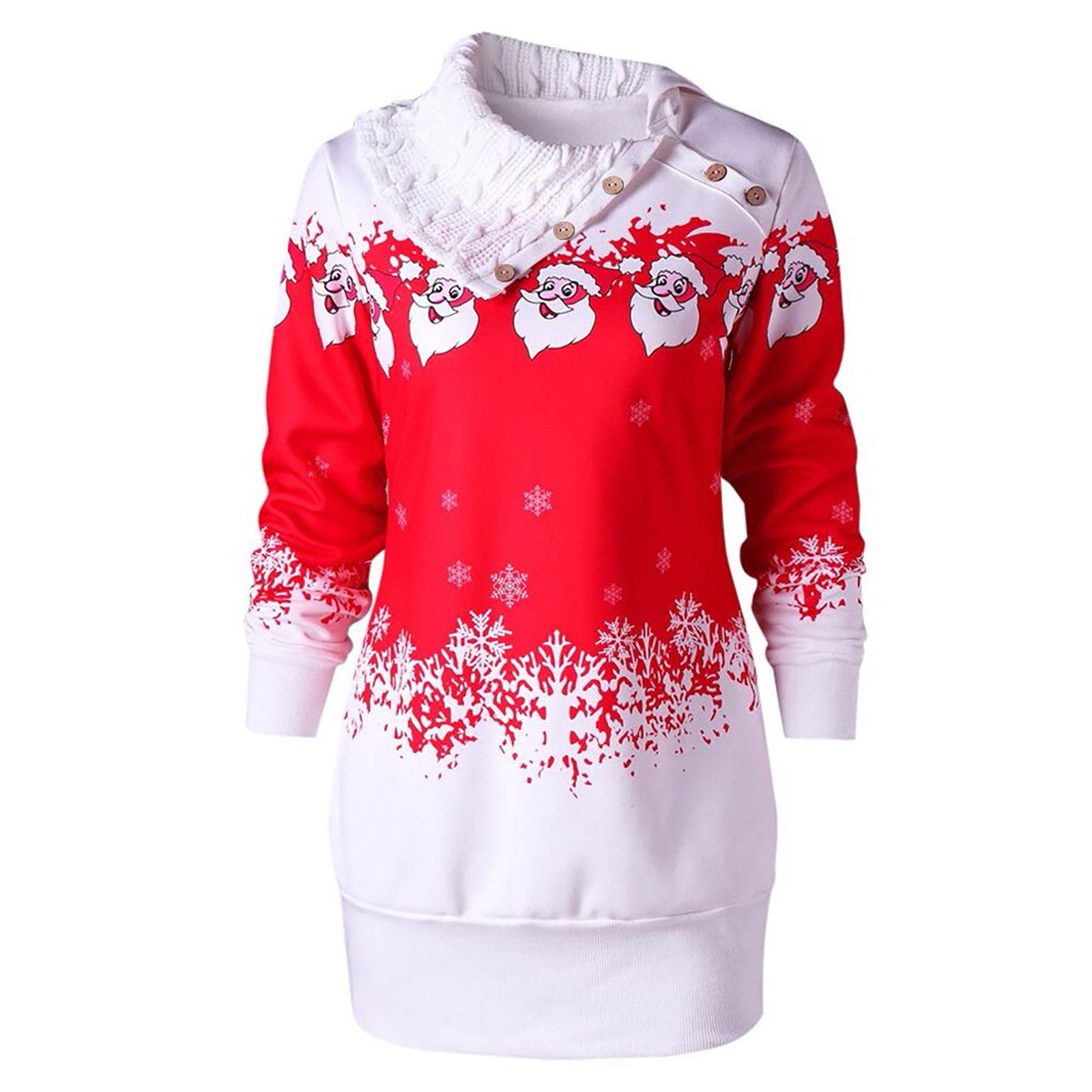 Women's Long Sleeve Dress - Six Colors for Christmas