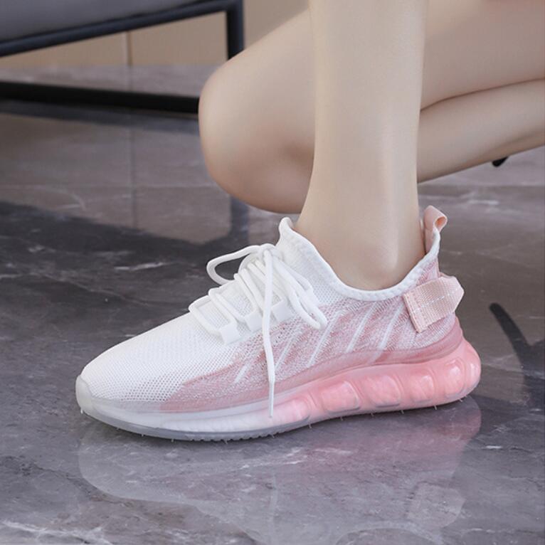 Stylish Women's Breathable Mesh Sneakers with Soft Sole
