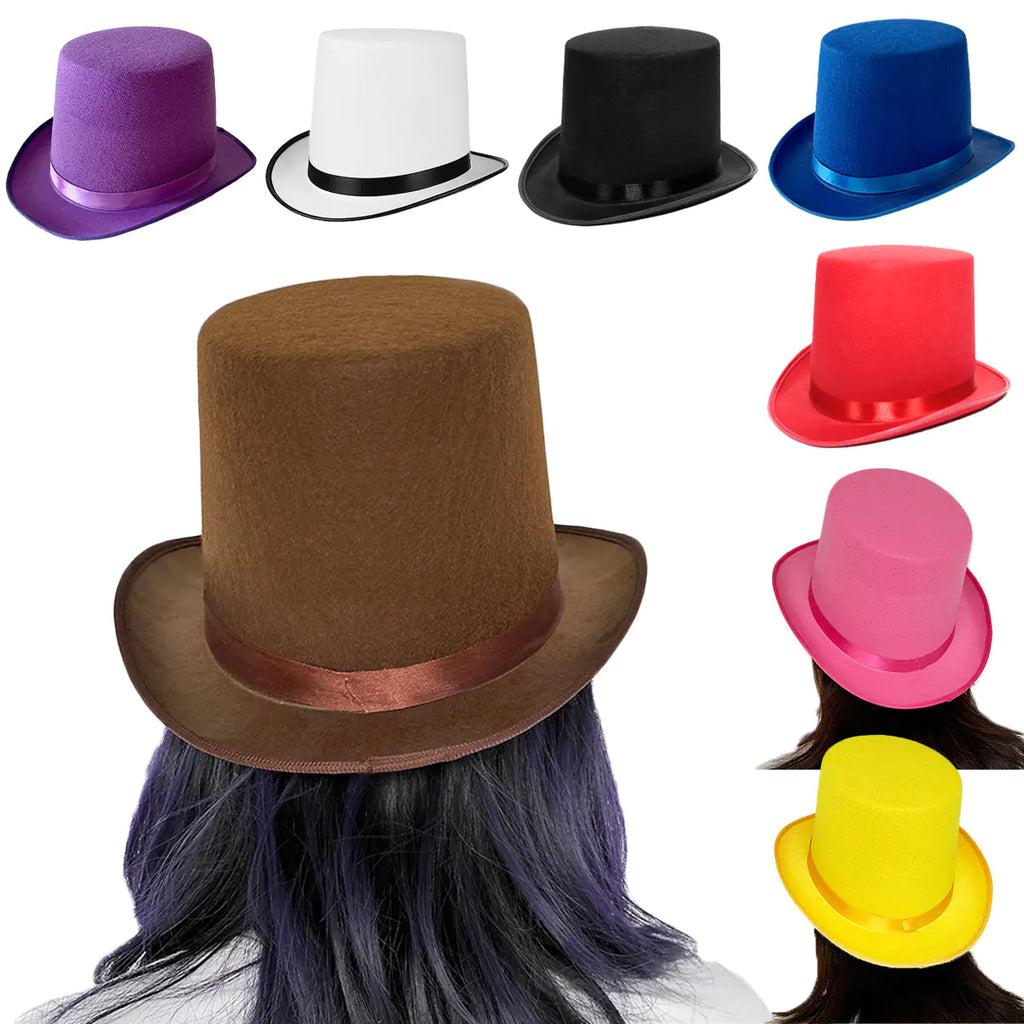 16cm High Top Hat for Performers and Halloween