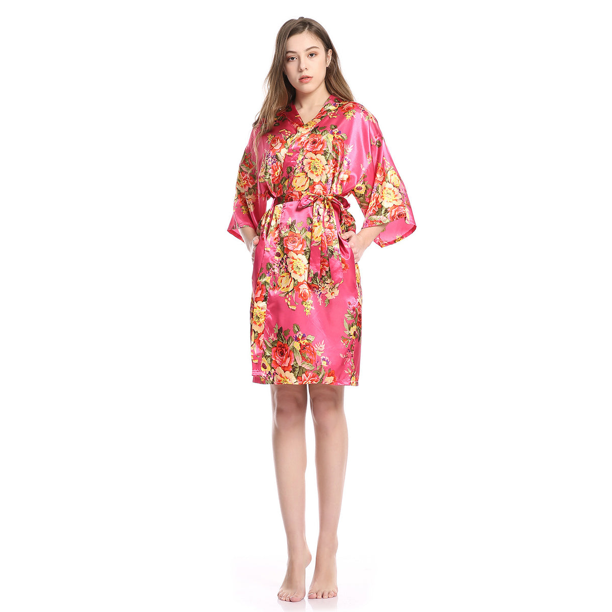 Silk Women's Pajama Robe for Home Wear