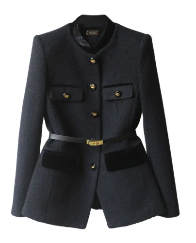Sansa Elegant Office Blazer - Mid-Length Slim Fit (One Piece)