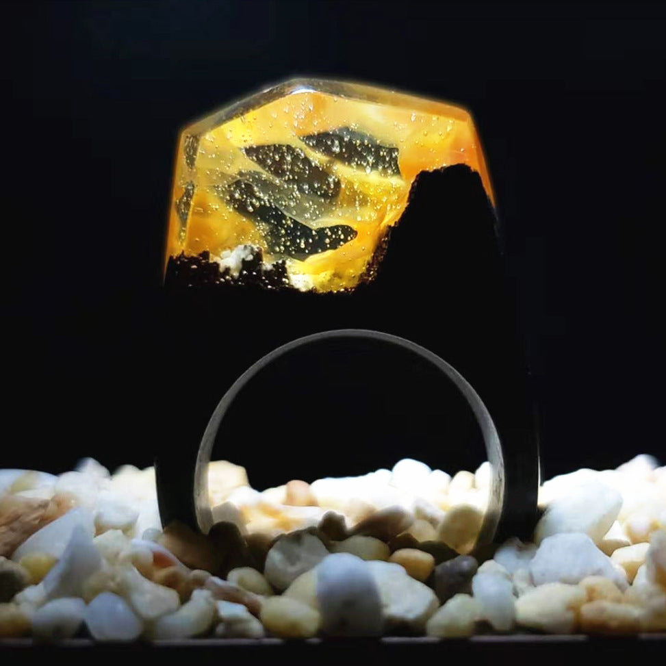 Time Ring Resin Wood Ring