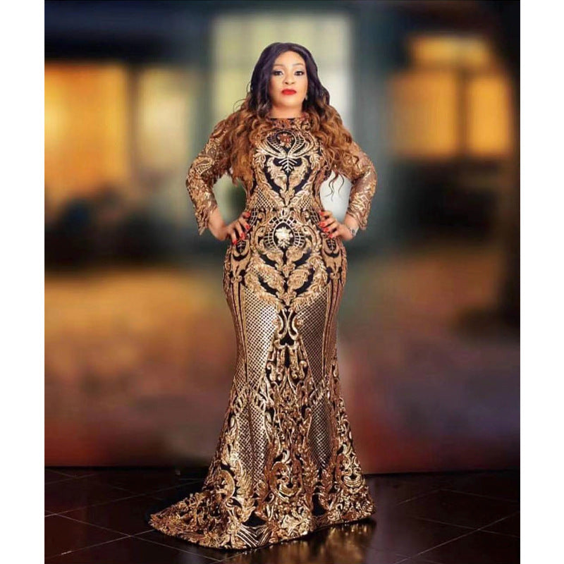 Fashionable Sequin Dress for Parties and Events