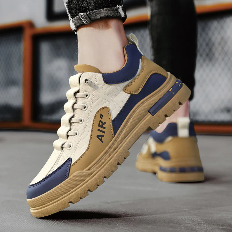 Trendy Men's Thick-Soled Casual Sneakers for Fall 2023