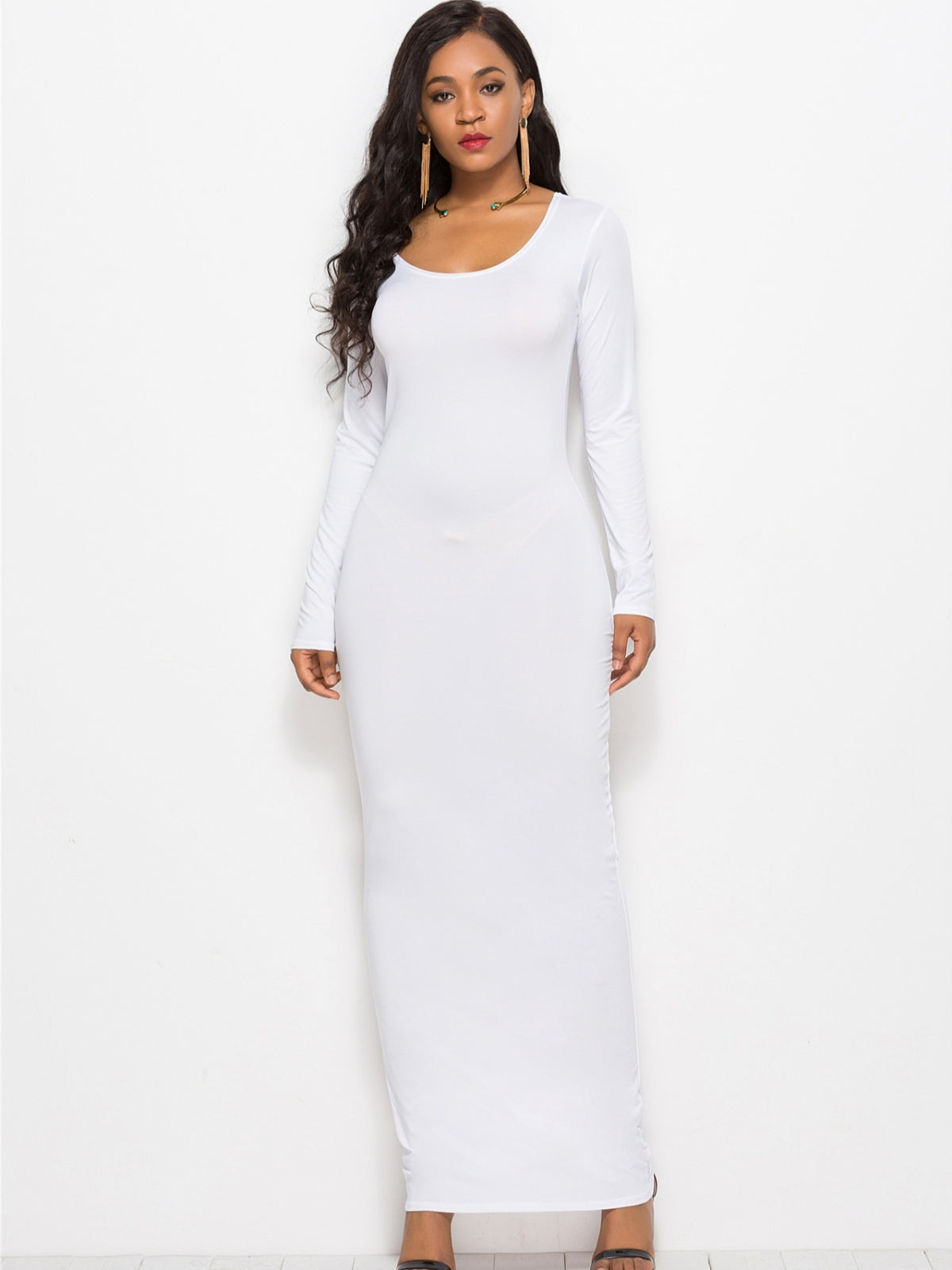 Women's Long Sleeve Warm Trendy Sexy Skirt