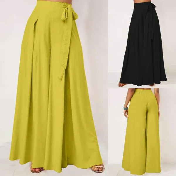 2023 Women's High-Waisted Flared Wide-Leg Pants