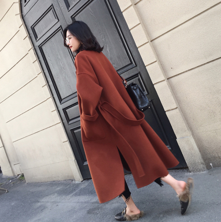 Thick Woolen Overcoat for Cold Weather