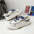 Women's Blue and White Casual Sports Shoes - Versatile Style