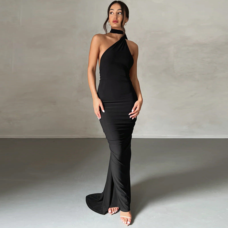 2024 Summer Women's Slim Backless Dress Wholesale