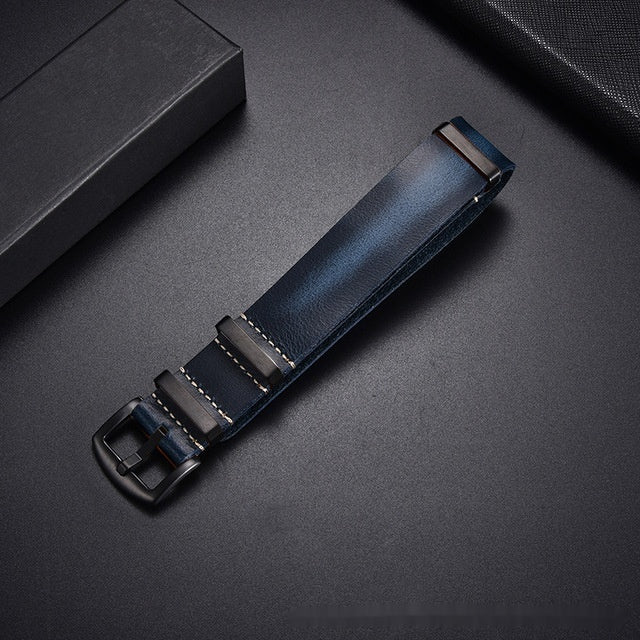 Retro Top Layer Cowhide Leather Watch Strap