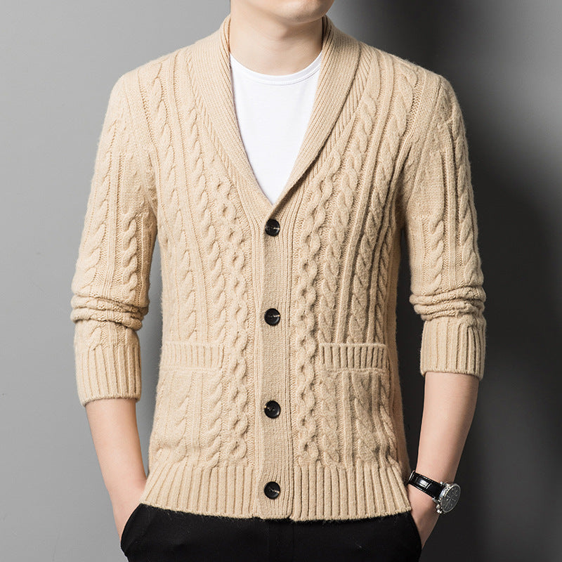 "2023 Autumn Casual Knit Cardigan for Men"