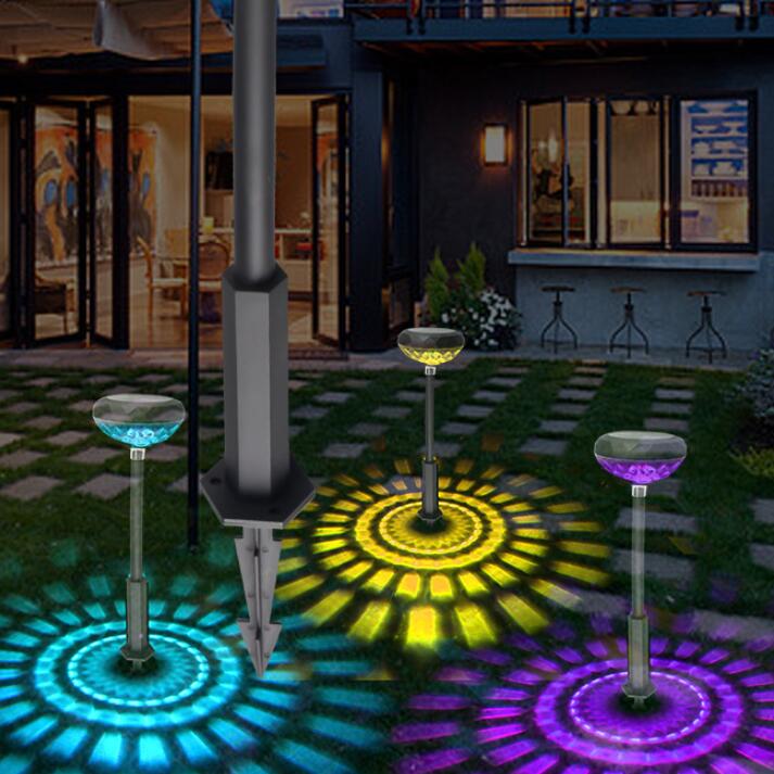 1pc Waterproof LED Solar Garden Landscape Lamp