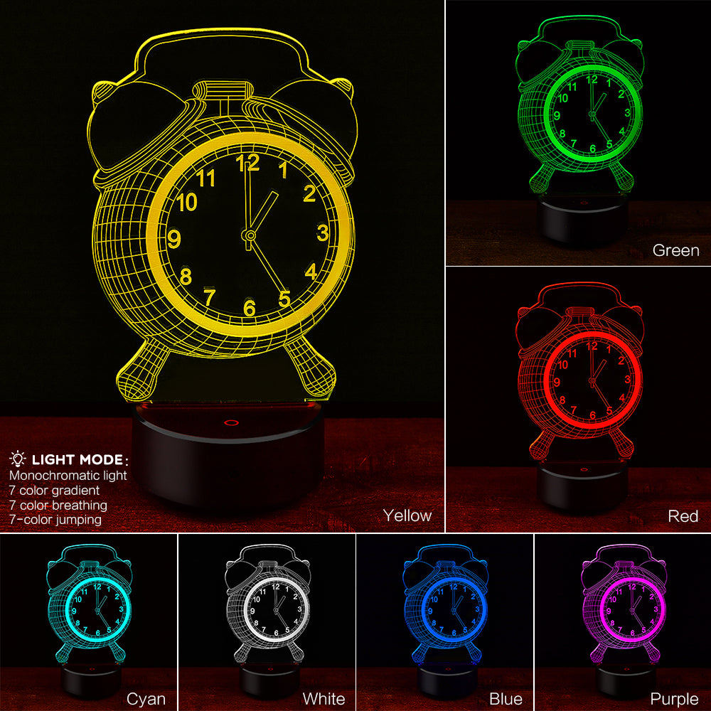 Colorful Touch Remote Control LED Visual Lamp 3D Light