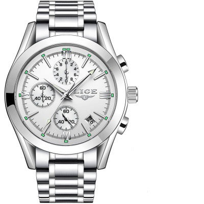LIGE 9839SS 2022 Stylish Waterproof Quartz Men’s Watch