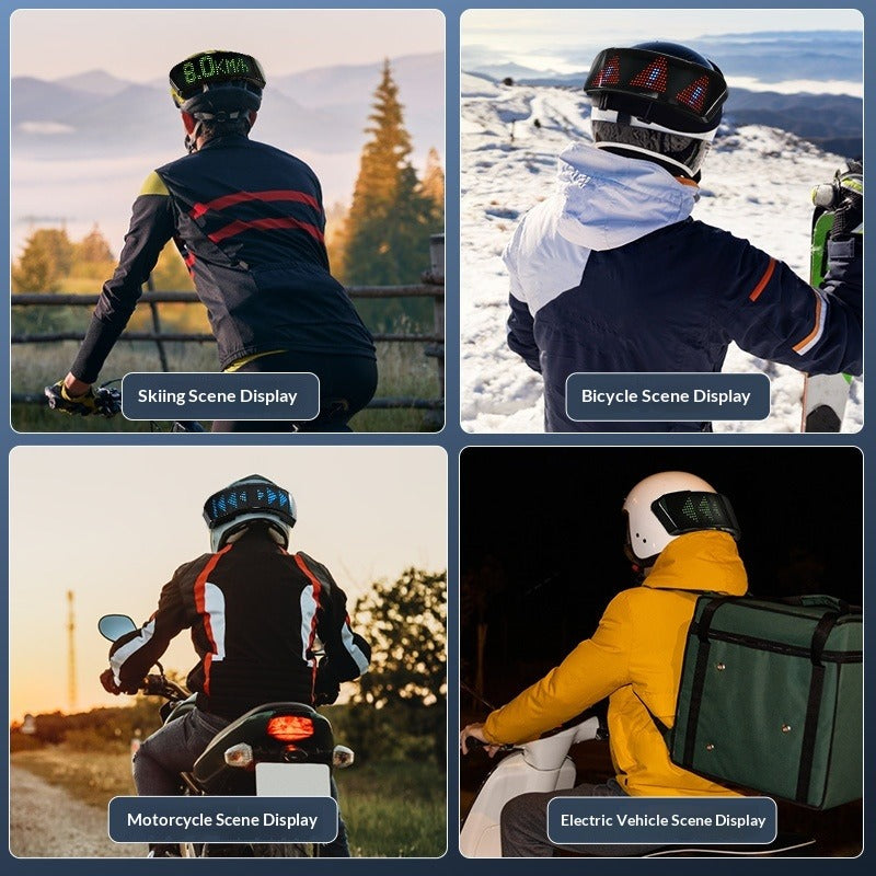 Motorcycle Light-up Helmet Screen