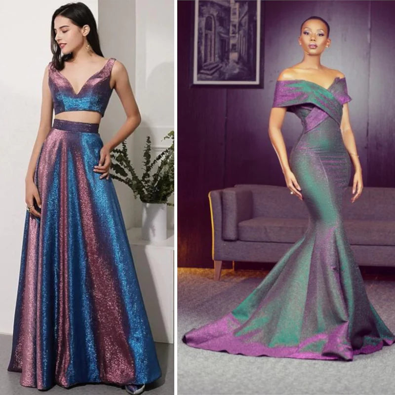 Gradient Illusion Fabric for Evening Dresses and DIY Fashion