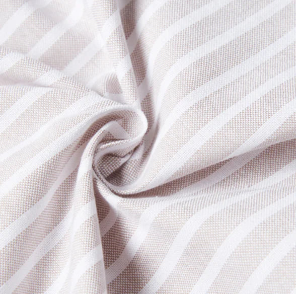 Striped Slim Fit Cotton Work Shirt for Men