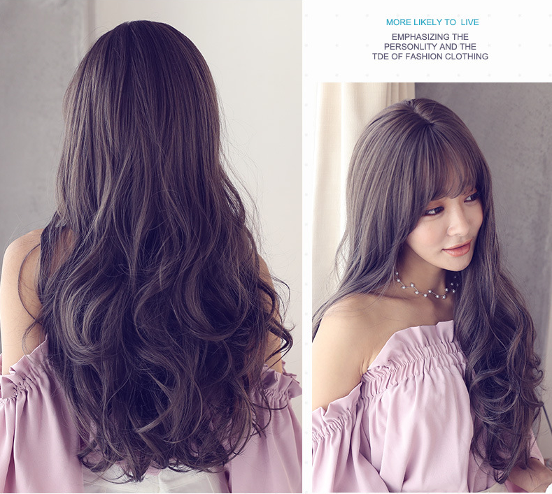 Long Curly Big Wave Fluffy Wig for Women