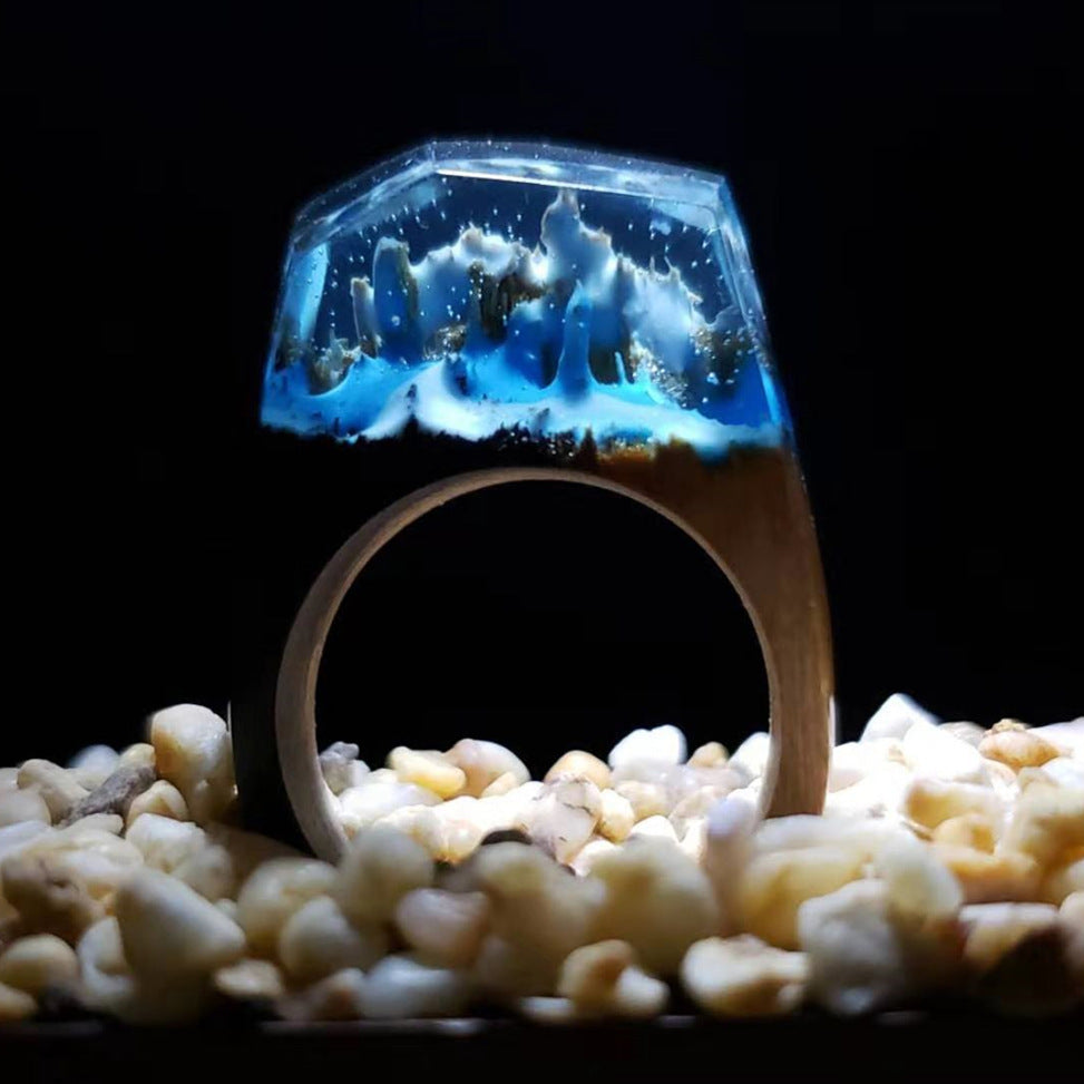 Time Ring Resin Wood Ring