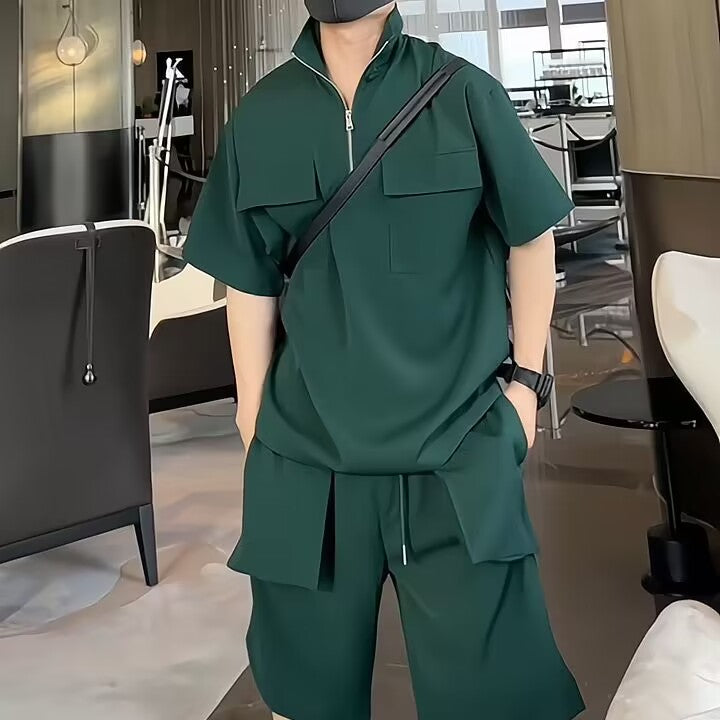 Loose Short Sleeve T-Shirt and Shorts Set