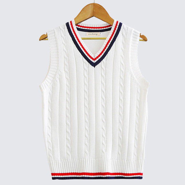 British Cotton Men's Tank Tops for Spring and Autumn
