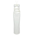 Cut-out Floral Long Bandage Dress