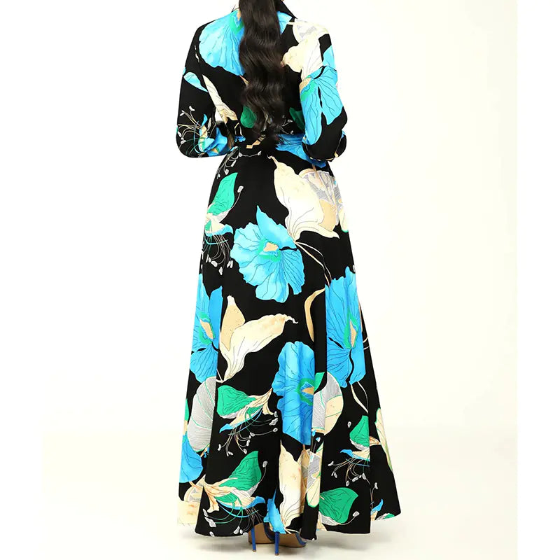 Fashionable Printed Midi Dress for Women