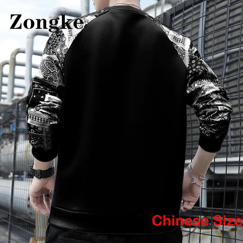 Versatile Men's Sweater for Spring and Autumn Wear