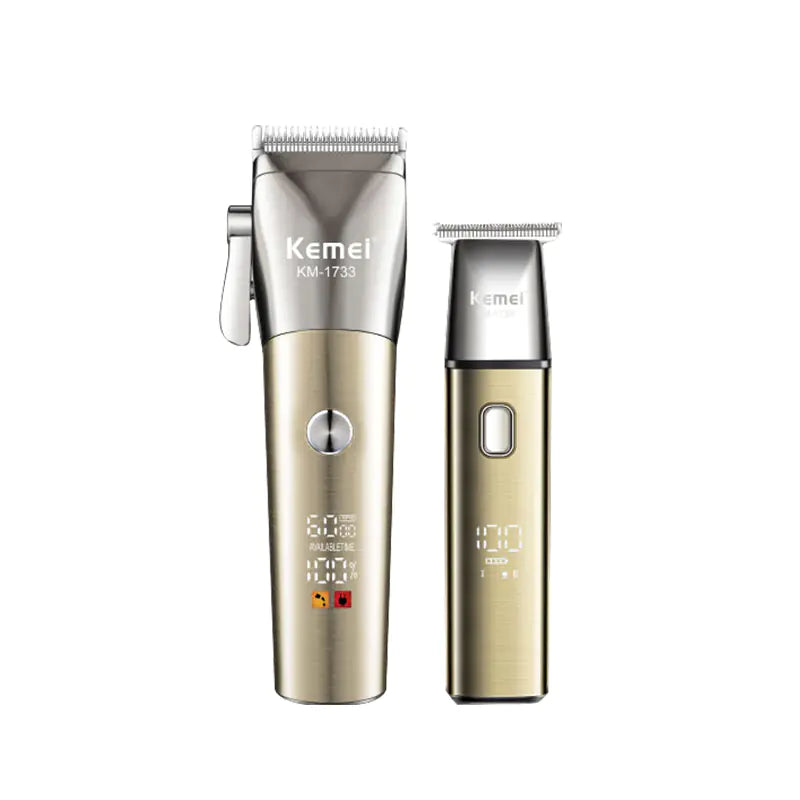 KEMEI Professional LCD Hair Clipper Set for Styling