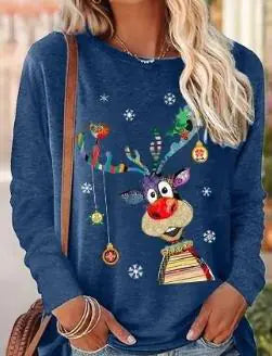 2023 Women's Korean Style Loose Fashion Sweatshirt